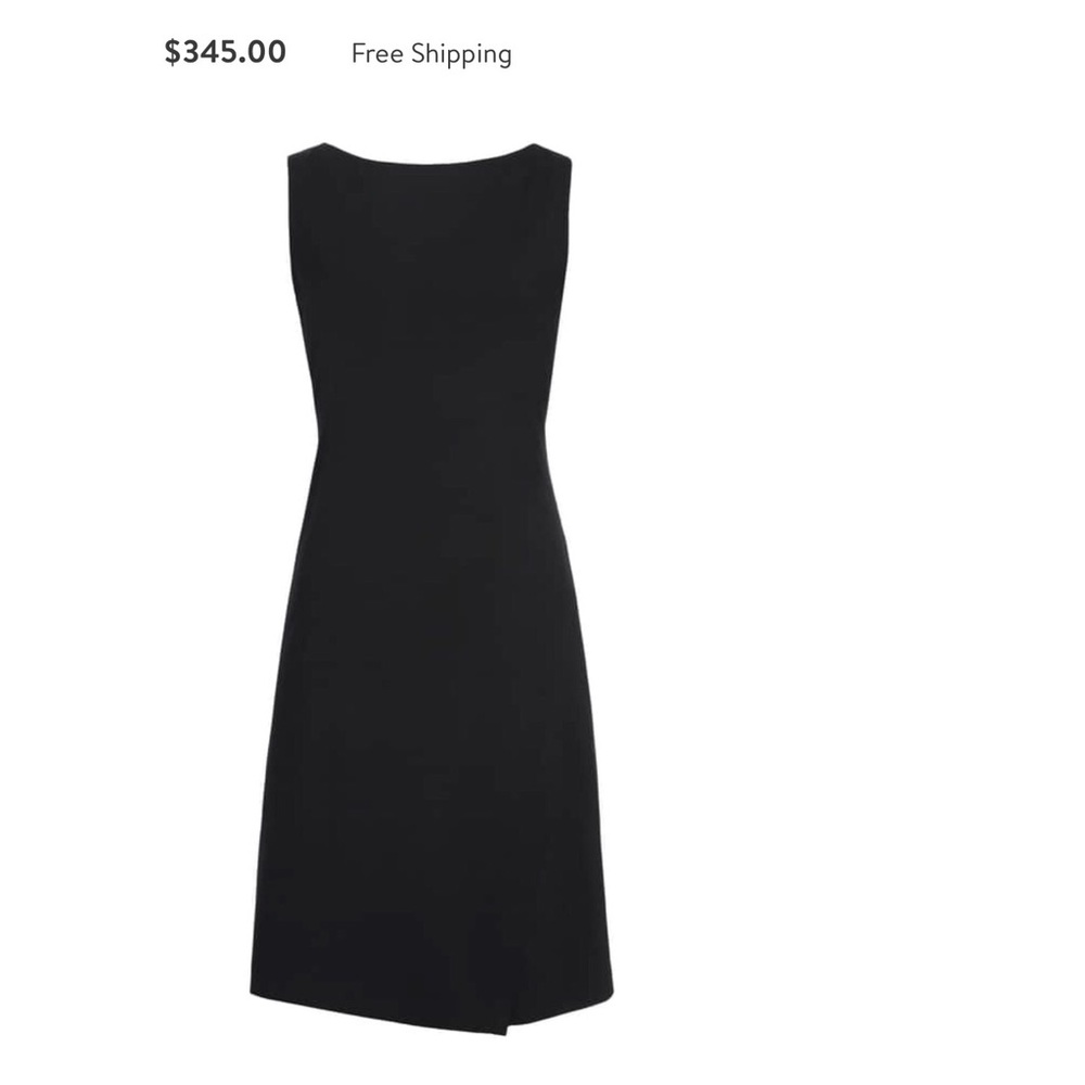 Theory navy blue wrap sheath dress - Picture 1 of 5